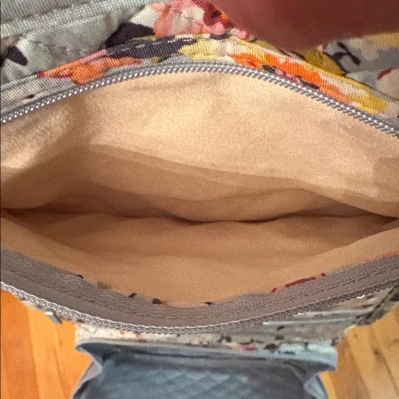 Vera Bradley Floating Garden Blue Floral Hanging Toiletry Bag & Jewelry Case EUC - Picture 7 of 14